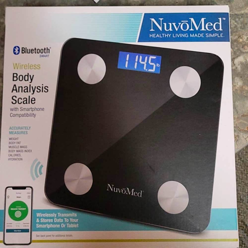 NuvoMed Bluetooth Body Analysis Scale